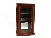 Miniature Walnut Curio Cabinet (image for) Miniature Walnut Curio Cabinet
