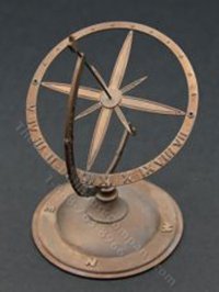 Miniature Metal Antique Sundial by Pierluigi (image for) Miniature Metal Antique Sundial by Pierluigi