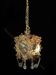 Dollhouse Miniature Gwynevere Pendant Lantern Chandelier - 12V (image for) Dollhouse Miniature Gwynevere Pendant Lantern Chandelier - 12V