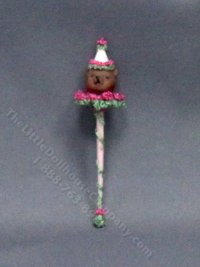 Miniature Hobby Bear on a Stick for Dollhouses (image for) Miniature Hobby Bear on a Stick for Dollhouses