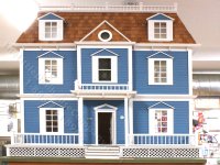 Assembled Williamsburg Colonial Dollhouse (image for) Assembled Williamsburg Colonial Dollhouse