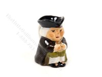 Miniature Philpot Toby Jug for Dollhouses - Dark Brown (image for) Miniature Philpot Toby Jug for Dollhouses - Dark Brown