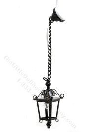 Miniature Lantern Hanging Light for Dollhouse (image for) Miniature Lantern Hanging Light for Dollhouse
