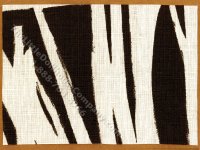 Miniature Dark Brown and White Modern Abstract Rug for Dollhouses - 5" x 7" (image for) Miniature Dark Brown and White Modern Abstract Rug for Dollhouses - 5" x 7"