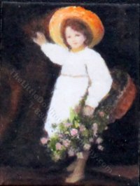 Miniature "Harebells-Guyson" Replica Painting by Larry Morganti (image for) Miniature "Harebells-Guyson" Replica Painting by Larry Morganti