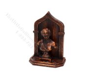 Miniature Signed Gothic Wall Statue Bust by Michael Mortimer (image for) Miniature Signed Gothic Wall Statue Bust by Michael Mortimer
