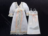 Miniature Nightgown with Lace Housecoat by Judith Blondell (image for) Miniature Nightgown with Lace Housecoat by Judith Blondell
