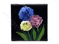 Miniature Handmade Hydrangea Painting for Dollhouses (image for) Miniature Handmade Hydrangea Painting for Dollhouses