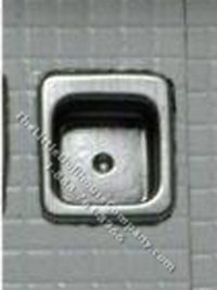 Miniature Clear Kitchen Sink for Dollhouses (image for) Miniature Clear Kitchen Sink for Dollhouses