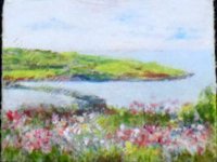 Miniature Coastal Landscape Painting by Larry Morganti (image for) Miniature Coastal Landscape Painting by Larry Morganti