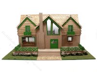 1:48 Scale Eliana Vacation Home Assembled Dollhouse (image for) 1:48 Scale Eliana Vacation Home Assembled Dollhouse