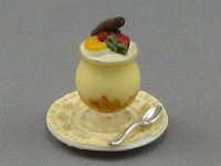 Dollhouse Scale Model Ice Cream Dessert (image for) Dollhouse Scale Model Ice Cream Dessert