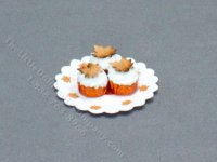 Dollhouse Scale Model Maple Cupcakes (image for) Dollhouse Scale Model Maple Cupcakes
