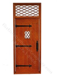 Miniature Planked Door with for Dollhouses (image for) Miniature Planked Door with for Dollhouses