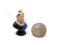Miniature Queen Victoria Bust Ornament - Full Color (image for) Miniature Queen Victoria Bust Ornament - Full Color