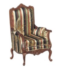 Miniature Victorian Walnut Armchair (image for) Miniature Victorian Walnut Armchair