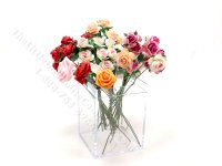 Miniature Single Rose for Dollhouses (1 pc) (image for) Miniature Single Rose for Dollhouses (1 pc)