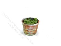 Miniature Basket of Olives for Dollhouses (image for) Miniature Basket of Olives for Dollhouses