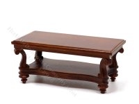 Miniature Rectangular Coffee Table - Walnut (image for) Miniature Rectangular Coffee Table - Walnut