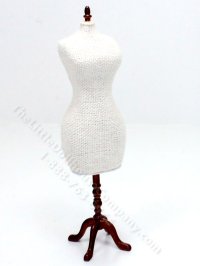 Miniature Walnut Dress Makers Mannequin (image for) Miniature Walnut Dress Makers Mannequin