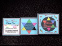 Miniature Chinese Checkers Board Game (image for) Miniature Chinese Checkers Board Game