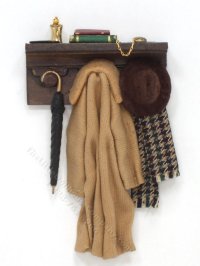 Coat & Hat on Rack With Camel Coat by Bette Jo Chudy (image for) Coat & Hat on Rack With Camel Coat by Bette Jo Chudy