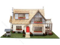 1:48 Scale Storybook Tattington Cottage Assembled Dollhouse (image for) 1:48 Scale Storybook Tattington Cottage Assembled Dollhouse