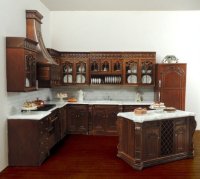 Julia's Twelve Piece Walnut Kitchen Set (image for) Julia's Twelve Piece Walnut Kitchen Set