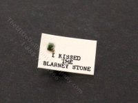 Miniature "Blarney Stone" Card for Dollhouses (image for) Miniature "Blarney Stone" Card for Dollhouses