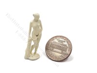 Miniature Classical Statuette for Dollhouses - Marble (image for) Miniature Classical Statuette for Dollhouses - Marble