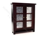 As Is Miniature Walnut Pie Safe for Dollhouses (image for) As Is Miniature Walnut Pie Safe for Dollhouses
