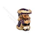 Miniature Philpot Toby Jug for Dollhouses - Purple (image for) Miniature Philpot Toby Jug for Dollhouses - Purple