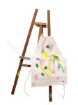 Miniature Artist's Easel with Apron and Painting by Taylor Jade (image for) Miniature Artist's Easel with Apron and Painting by Taylor Jade