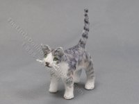 Miniature Cat by Marie W. Evans - Grey Tabby (image for) Miniature Cat by Marie W. Evans - Grey Tabby