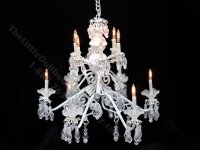 Dollhouse Miniature 12V Aria Crystal Chandelier (image for) Dollhouse Miniature 12V Aria Crystal Chandelier