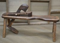Handmade Miniature Carpenter's Shaving Horse (image for) Handmade Miniature Carpenter's Shaving Horse