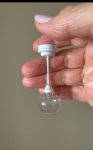 COPY Miniature Battery Operated Clear Bulbed Ceiling Light - White (image for) COPY Miniature Battery Operated Clear Bulbed Ceiling Light - White