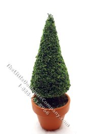 Miniature 5-1/2 inch Topiary in Terracotta Pot for Dollhouses (image for) Miniature 5-1/2 inch Topiary in Terracotta Pot for Dollhouses