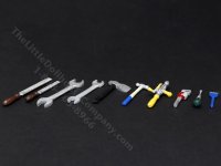 Miniature General Tools 10 Piece Set for Dollhouses (image for) Miniature General Tools 10 Piece Set for Dollhouses