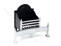Miniature Georgian Style Fireplace Hob Grate for Dollhouses (image for) Miniature Georgian Style Fireplace Hob Grate for Dollhouses