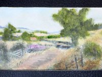 Country Lane Painting by Larry Morganti (image for) Country Lane Painting by Larry Morganti