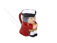 Miniature Toby Jug for Dollhouses - Red (image for) Miniature Toby Jug for Dollhouses - Red