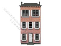 RGT CC663, Front Opening Townhouse Dollhouse Kit (image for) RGT CC663, Front Opening Townhouse Dollhouse Kit