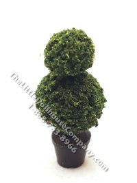 Miniature 2 inch Mound Topiary for Dollhouses (image for) Miniature 2 inch Mound Topiary for Dollhouses