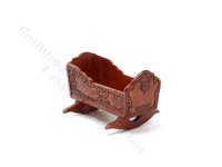 Miniature Cradle for Dollhouses by Laura Lisowisky (image for) Miniature Cradle for Dollhouses by Laura Lisowisky