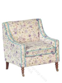 Miniature Accent Chair for Dollhouses (image for) Miniature Accent Chair for Dollhouses