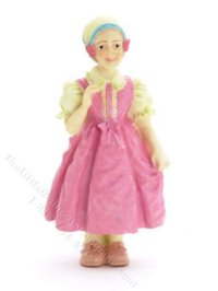 1/12 Scale Victorian Girl Resin Doll for Dollhouses (image for) 1/12 Scale Victorian Girl Resin Doll for Dollhouses