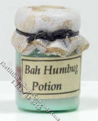 Miniature Jar of Bah Humbug Potion (image for) Miniature Jar of Bah Humbug Potion