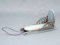 Miniature Blue Sled by K Kuti Designs (image for) Miniature Blue Sled by K Kuti Designs