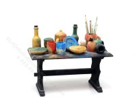 Vintage Miniature Artist's Workstation for Dollhouses (image for) Vintage Miniature Artist's Workstation for Dollhouses